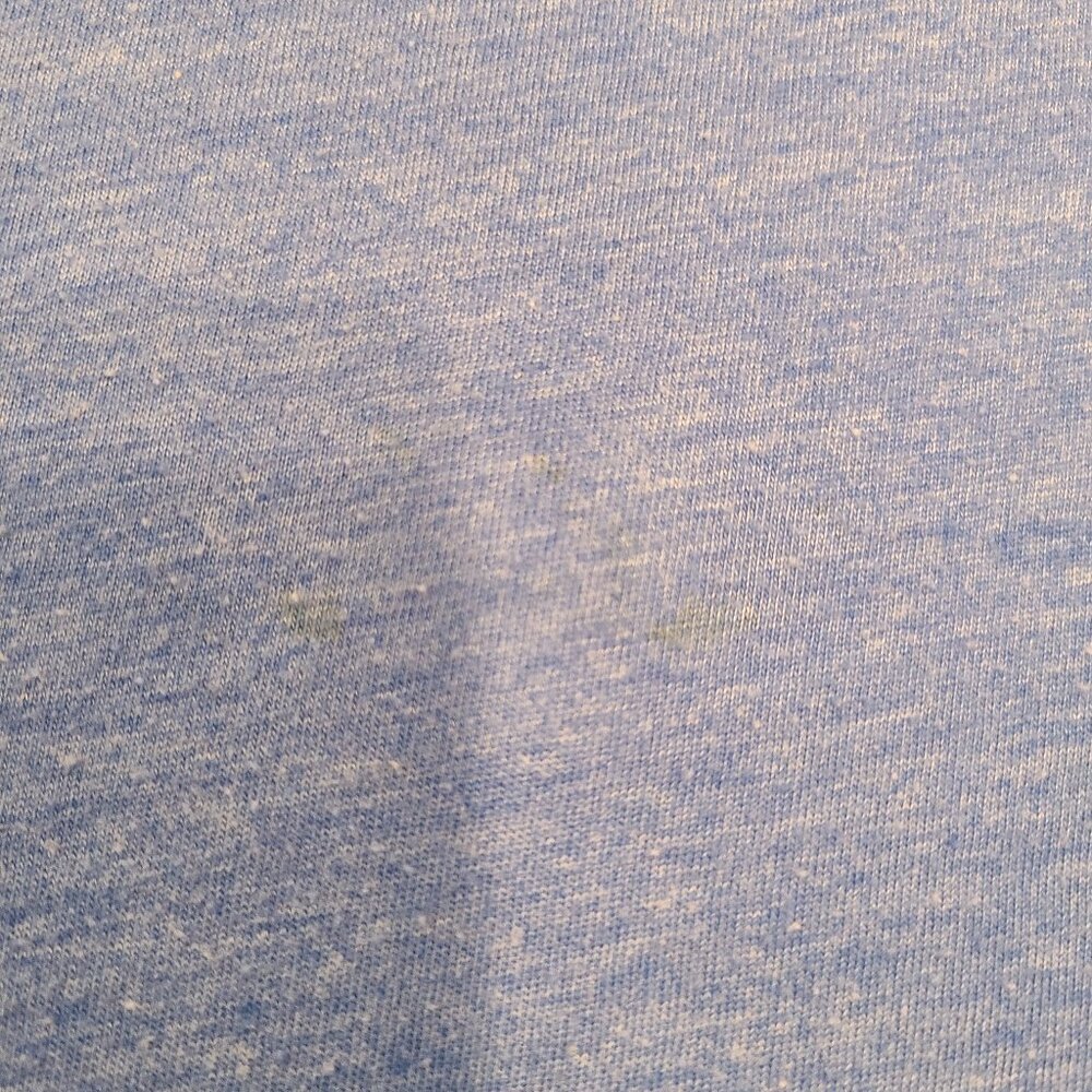 Adidas Large Men’s Performance Blue Heather Tee Shirt - Picture 10 of 10